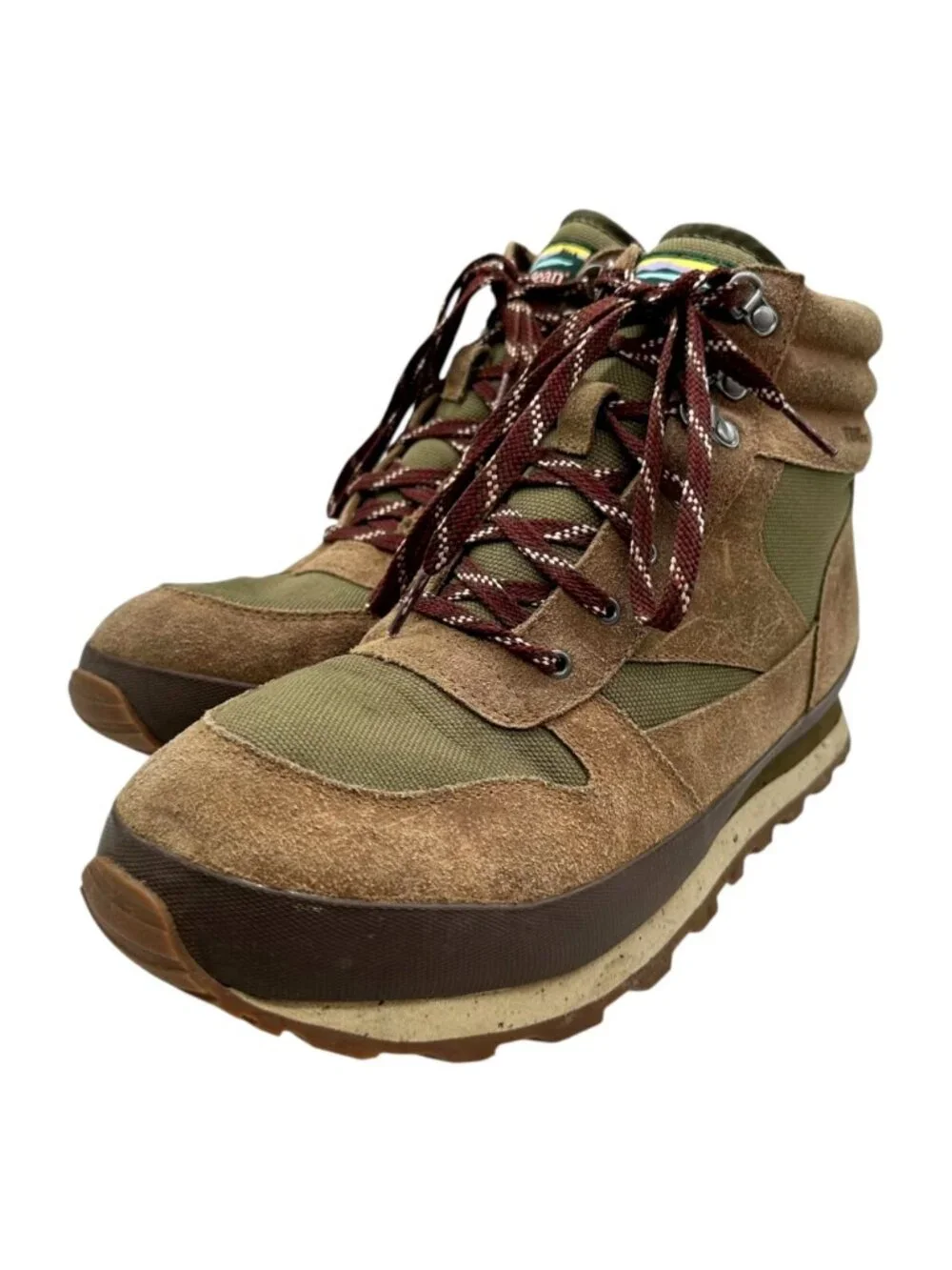 L.L. Bean TEK 2.5 Hiking Boots 11 Primaloft Insulated Waterproof Mid Top Suede